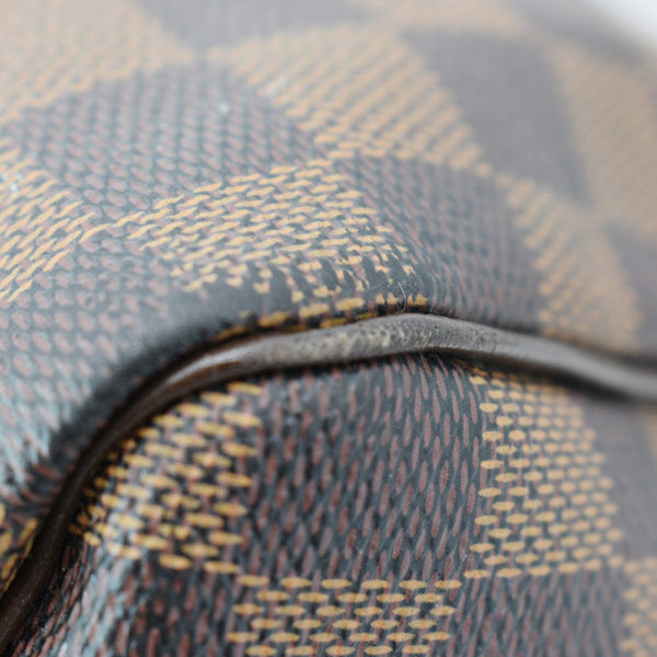 LOUIS VUITTON Speedy 30 Damier Ebene Satchel Bag Brown - New Year Deals