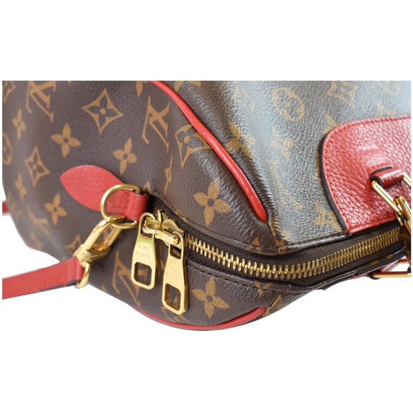 LOUIS VUITTON Retiro NM Monogram Canvas 2Way Shoulder Bag Red