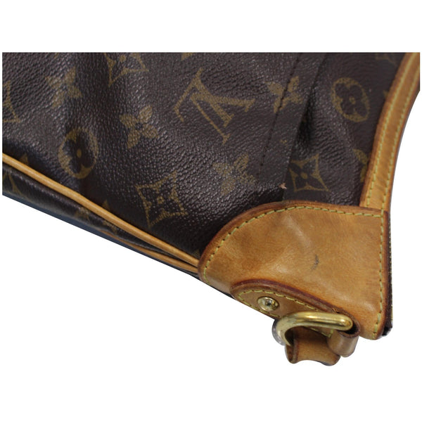 Louis Vuitton Odeon PM Monogram Canvas Bag corner side