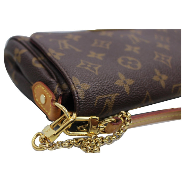 Louis Vuitton Favorite PM Monogram Canvas Crossbody Bag - gold chain