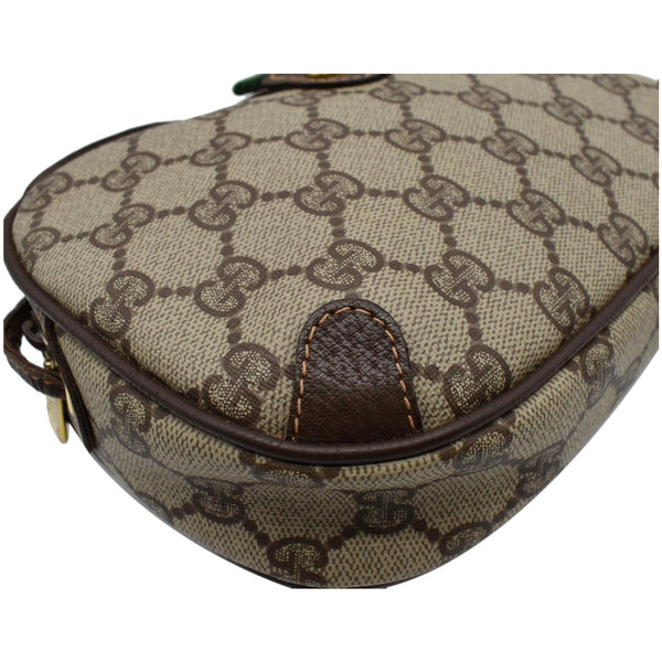 GUCCI Vintage GG Supreme Canvas Crossbody Bag Beige 8902066