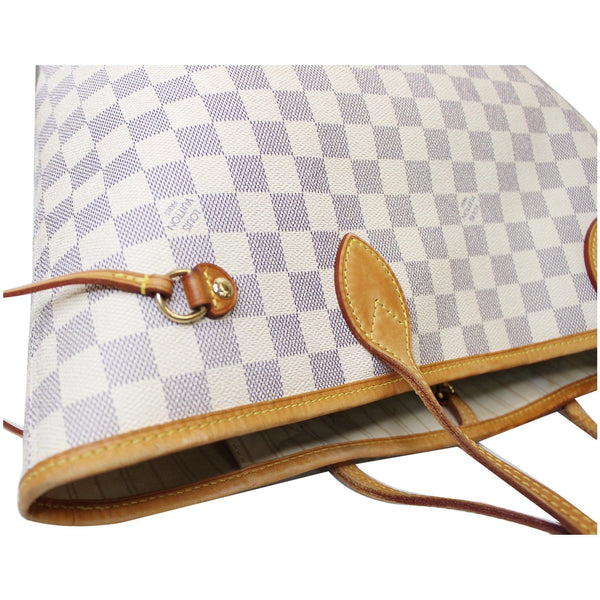 Louis Vuitton Neverfull MM Damier Azur Satchel