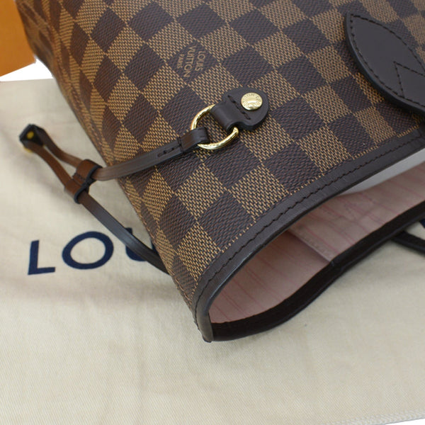 LOUIS VUITTON Neverfull MM Damier Ebene Tote Bag Brown - Hot Deals