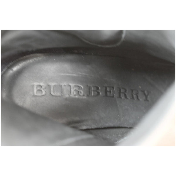 BURBERRY Ankle Leather Boots Brown Size 9.5