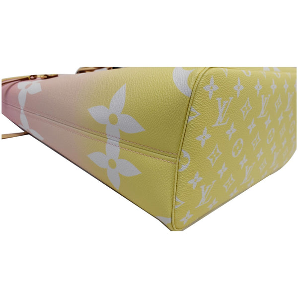 Louis Vuitton Neverfull MM Pool Tote Bag bottom with logos