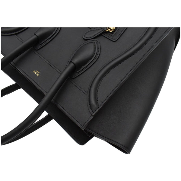 Celine Mini Luggage Leather Tote Bag - side view | DDH