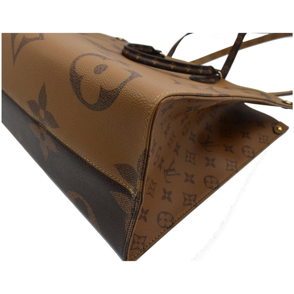 Louis Vuitton Onthego GM Reverse Monogram Canvas Tote Bag - bottom side