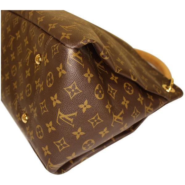 LOUIS VUITTON Artsy MM Monogram Canvas Shoulder Bag Brown