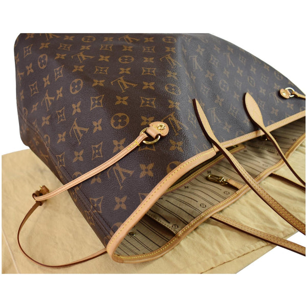 LOUIS VUITTON Neverfull GM Monogram Canvas Tote Shoulder Bag Brown