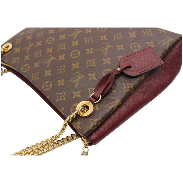 LOUIS VUITTON Surene MM Monogram Canvas Shoulder Bag Bordeaux