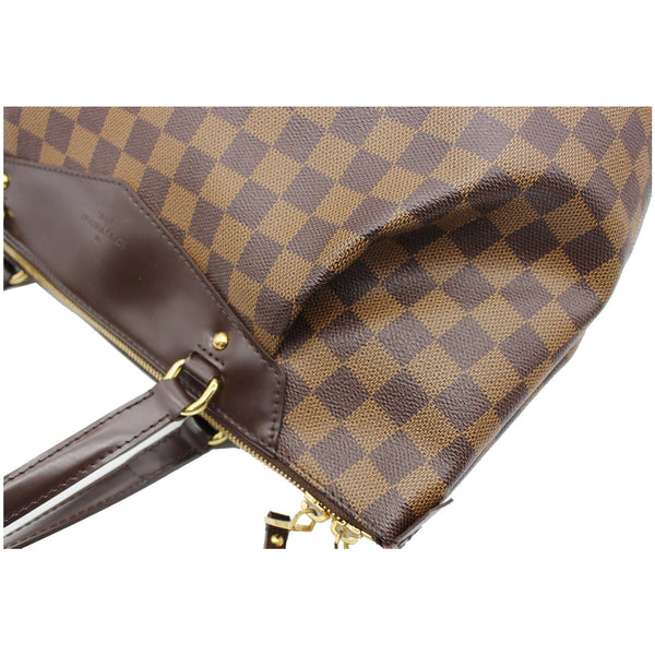 LOUIS VUITTON Westminster GM Damier Ebene Tote Shoulder Bag Brown