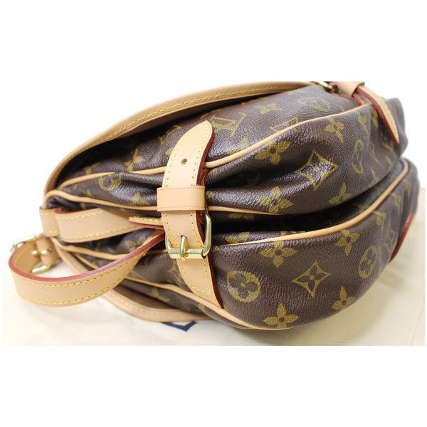 LOUIS VUITTON Saumur 30 Monogram Canvas Shoulder Bag Brown