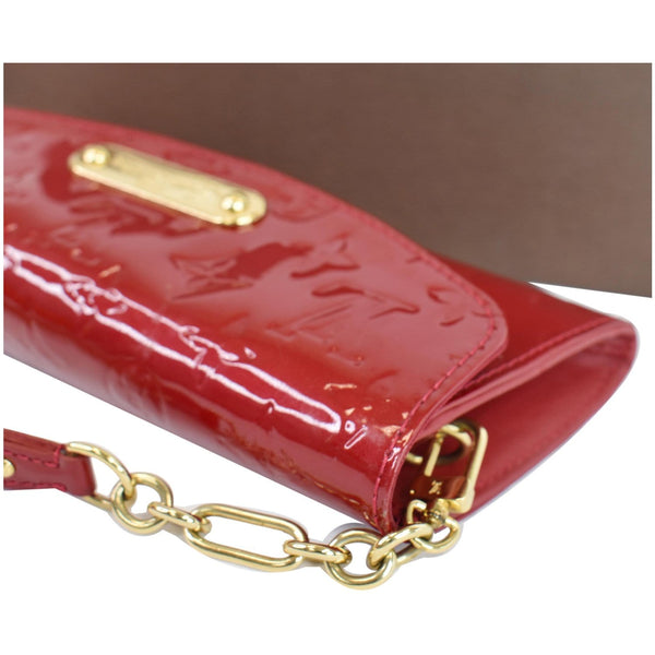 Louis Vuitton Sunset Boulevard Monogram Vernis Bag - up corner view
