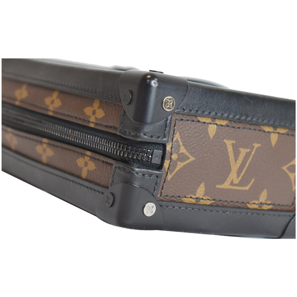 Louis Vuitton Vertical Soft Trunk Embroidered Handbag - closed zip