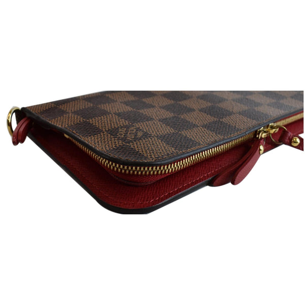 LOUIS VUITTON Insolite Damier Ebene Wallet Brown
