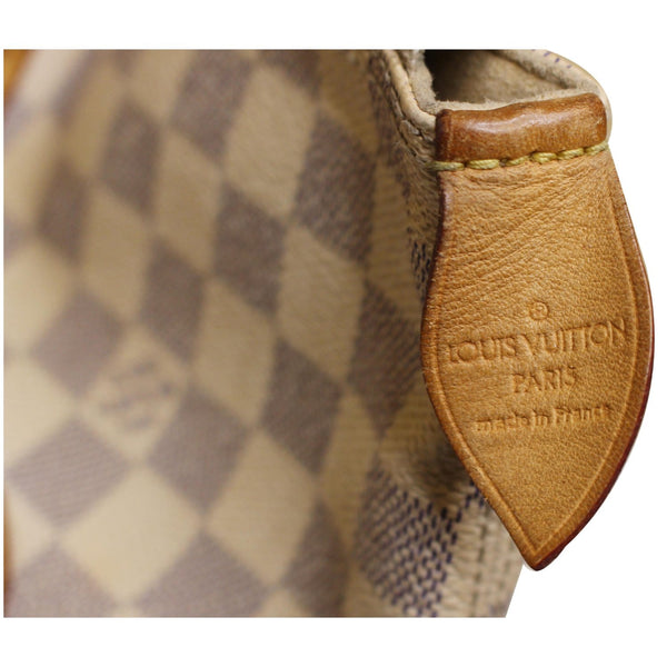 LOUIS VUITTON Saleya GM Damier Azur Shoulder Bag White