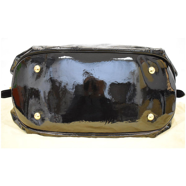 LOUIS VUITTON Mahina XL Patent Leather Shoulder Bag Black