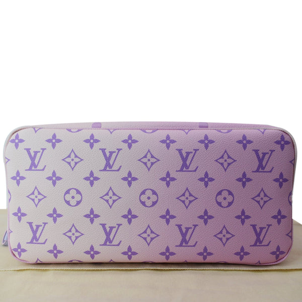 LOUIS VUITTON Neverfull MM Monogram Canvas Tote Bag Sunrise Pastel - New Year Deals