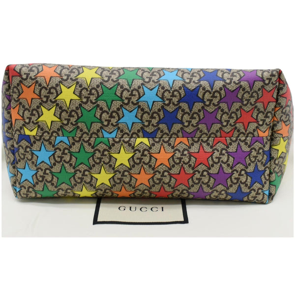 GUCCI Children's Rainbow Star Supreme Canvas Tote Bag Multicolor 410812