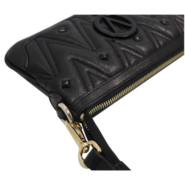 VALENTINO By Mario Valentino Abigail Sauvage Rockstud Crossbody Bag Black