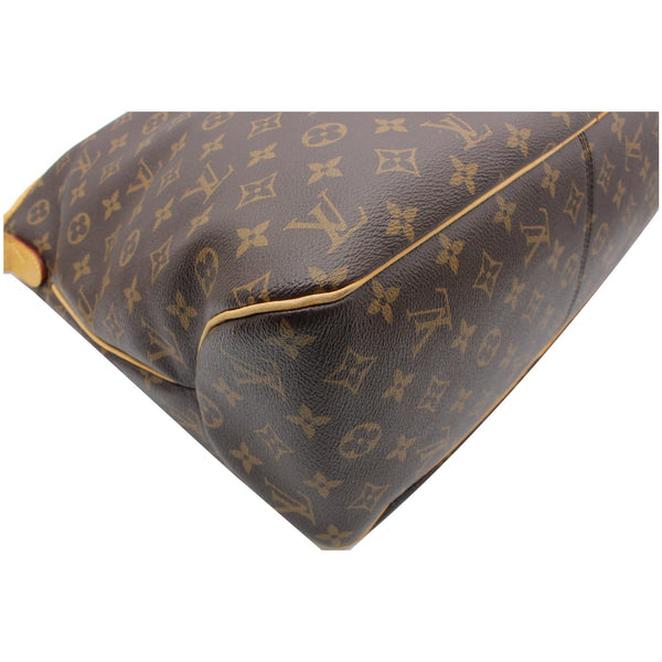 LOUIS VUITTON Delightful MM Monogram Canvas Hobo Bag Brown