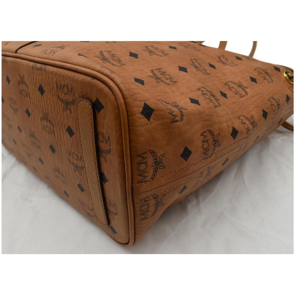 MCM Reversible Liz Medium Visetos Canvas Shopper Tote Bag