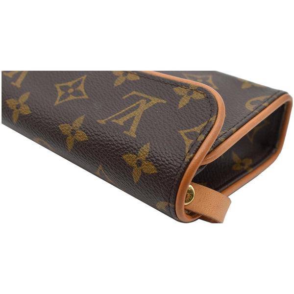LOUIS VUITTON Pochette Florentine Monogram Canvas Waist Bag Brown