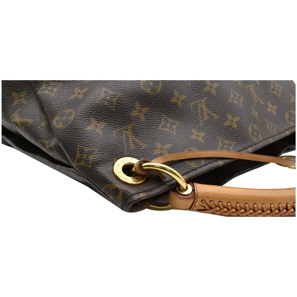 preloved Lv Artsy MM Monogram Canvas Hobo Bag Brown