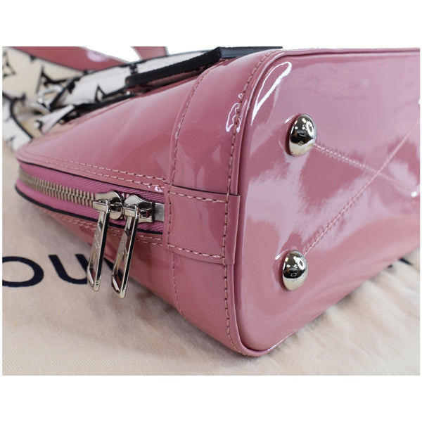 LOUIS VUITTON Alma BB Patent Leather Shoulder Bag Rose Blush - Final Sale