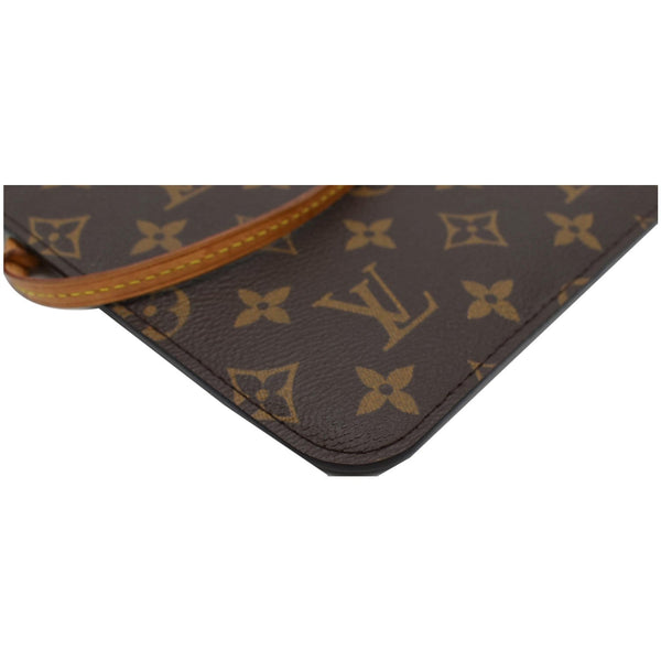 LOUIS VUITTON Neverfull GM Monogram Canvas Pochette Wristlet Pouch Fuchsia