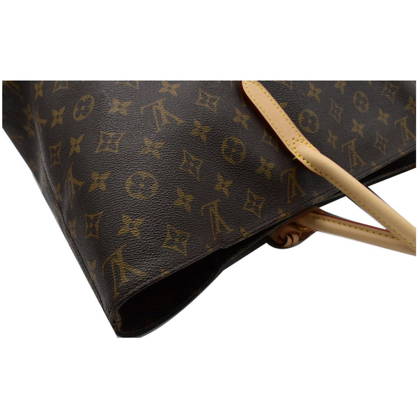 LOUIS VUITTON Raspail GM Monogram Canvas Shoulder Bag Brown