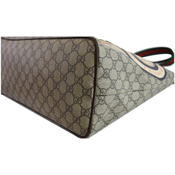 GUCCI Courrier Soft GG Supreme Tote Bag Beige 474083