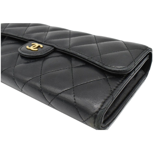 Chanel Classic Long Flap Leather Wallet Black - Shop Now