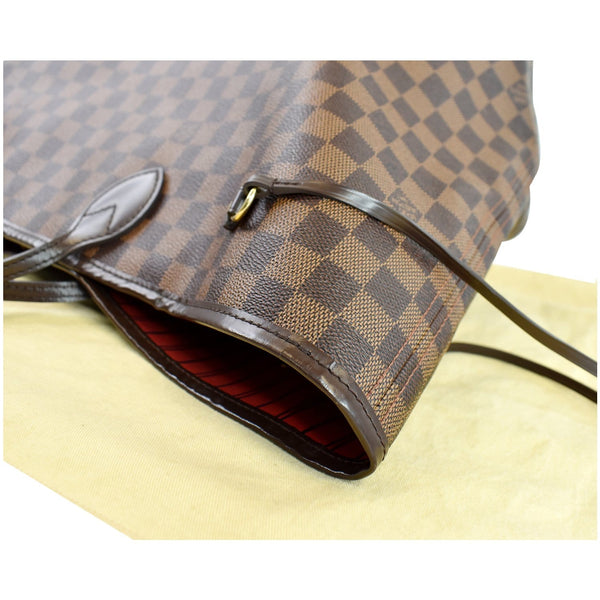 LOUIS VUITTON Neverfull GM Damier Ebene Tote Shoulder Bag Brown