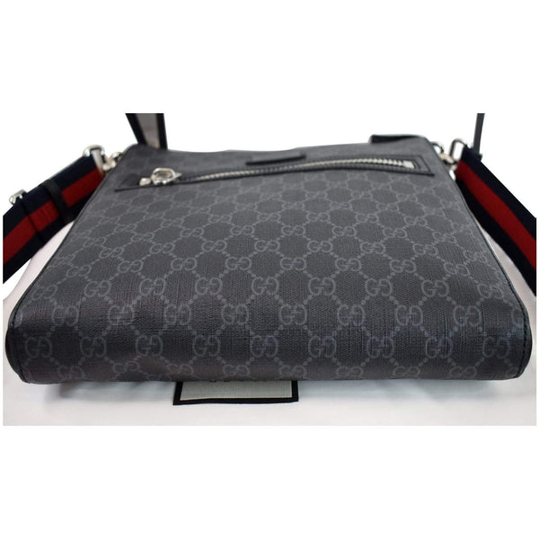 GUCCI GG Supreme Square Messenger Bag Black 474137