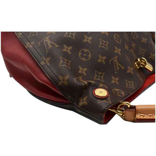 LOUIS VUITTON Gaia Monogram Canvas Shoulder Bag Brown