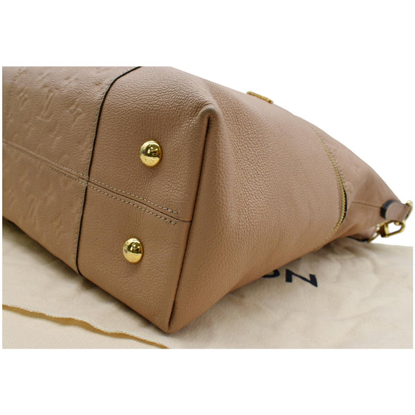 LOUIS VUITTON Melie Empreinte Leather Hobo Bag Beige