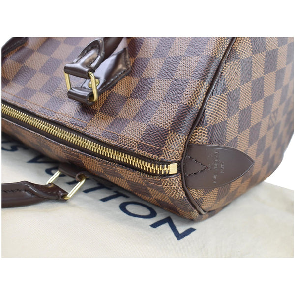 LOUIS VUITTON Speedy 30 Damier Ebene Shoulder Bag Brown