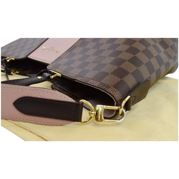 LOUIS VUITTON Jersey Damier Ebene Shoulder Bag Magnolia
