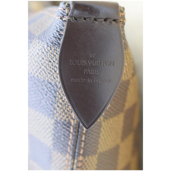 LOUIS VUITTON Saleya MM Damier Ebene Tote Bag Brown