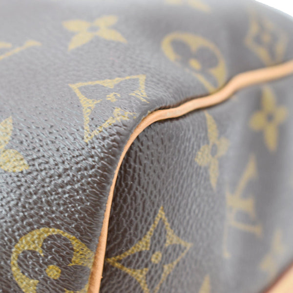 LOUIS VUITTON Speedy 25 Bandouliere Monogram Canvas Shoulder Bag Brown