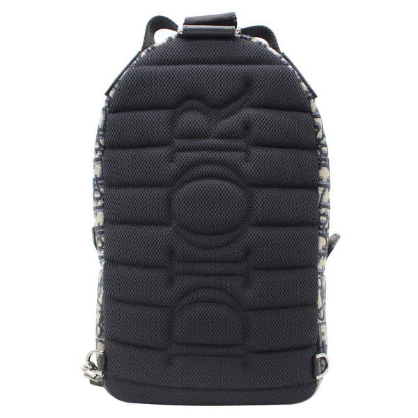 CHRISTIAN DIOR Minin Rider Oblique Jacquard Backpack Beige