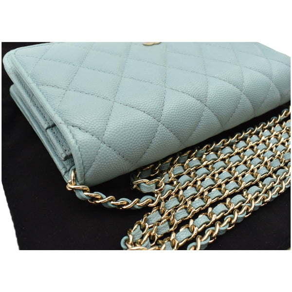 Chanel CC WOC Caviar Leather Wallet On Chain Shoulder Bag