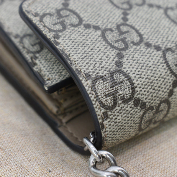 GUCCI GG Supreme Dionysus Chain Wallet Beige | Buy at DDH