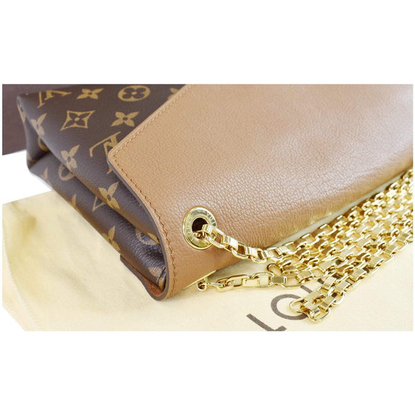 designer Lv Pallas Chain Monogram Canvas Shoulder Bag