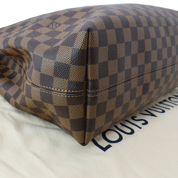 LOUIS VUITTON Graceful MM Damier Ebene Shoulder Bag Brown - Hot Deals