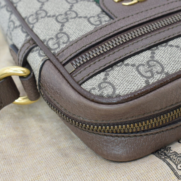 GUCCI Ophidia GG Supreme Canvas Shoulder Bag Beige 598127