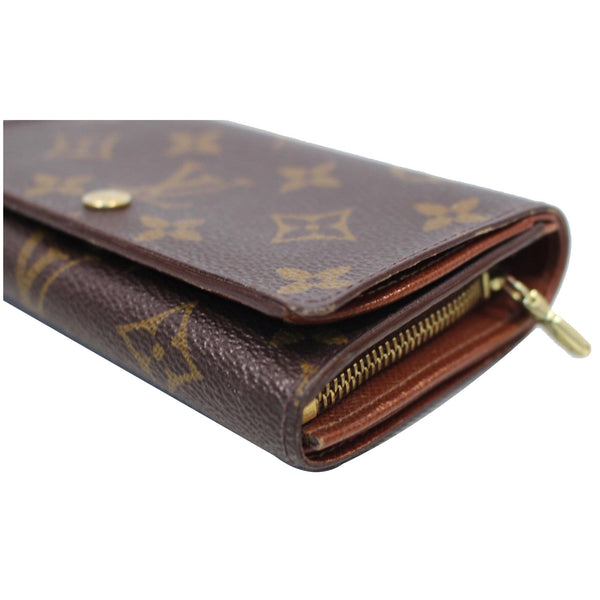 LV Porte Monnaie Monogram Billets Tresor Wallet brown