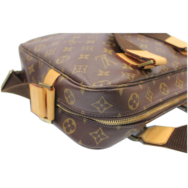 Louis Vuitton Sac Bosphore Monogram Canvas Messenger Bag Brown side view