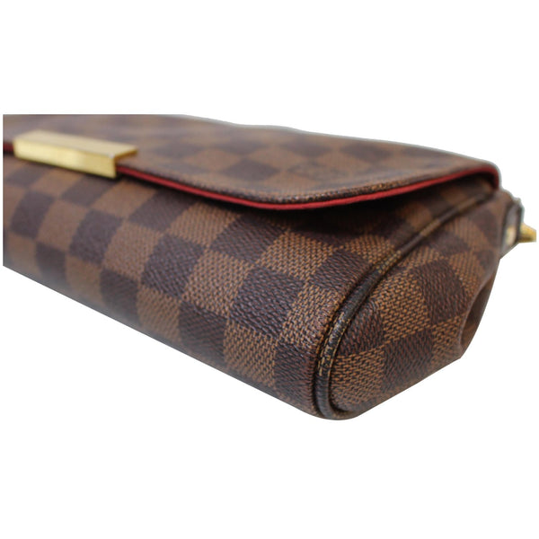 Envelope Style lv Favorite MM Damier Ebene Crossbody Bag